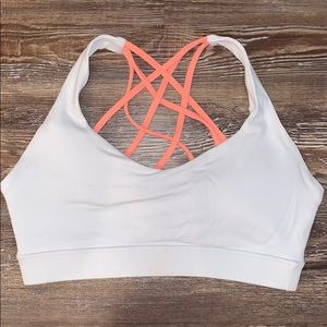 Forever 21 white sports bra